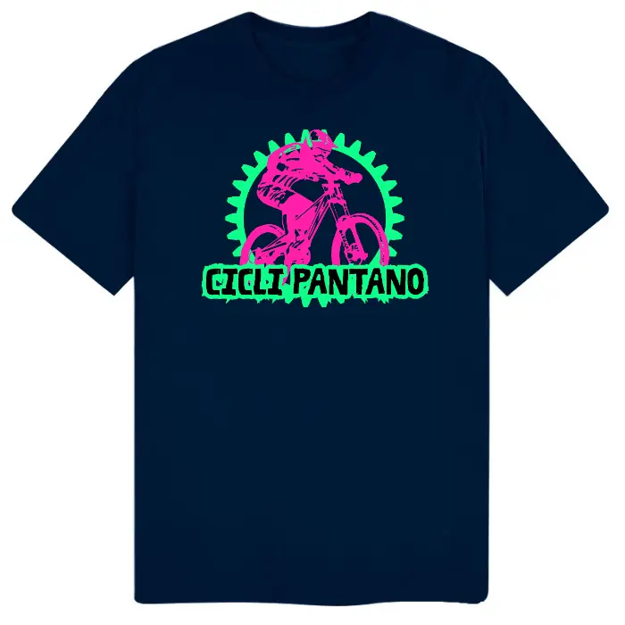 T-shirt graffiti navy.webp