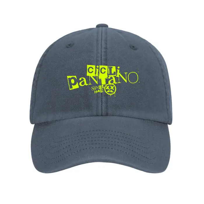 Cappellino yellow Punk denim.webp