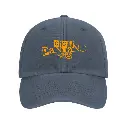 Cappellino orange Punk denim.webp