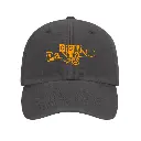 Cappellino Orange Punk nero.webp