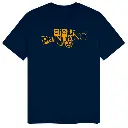 T-shirt Orange Punk denim.webp