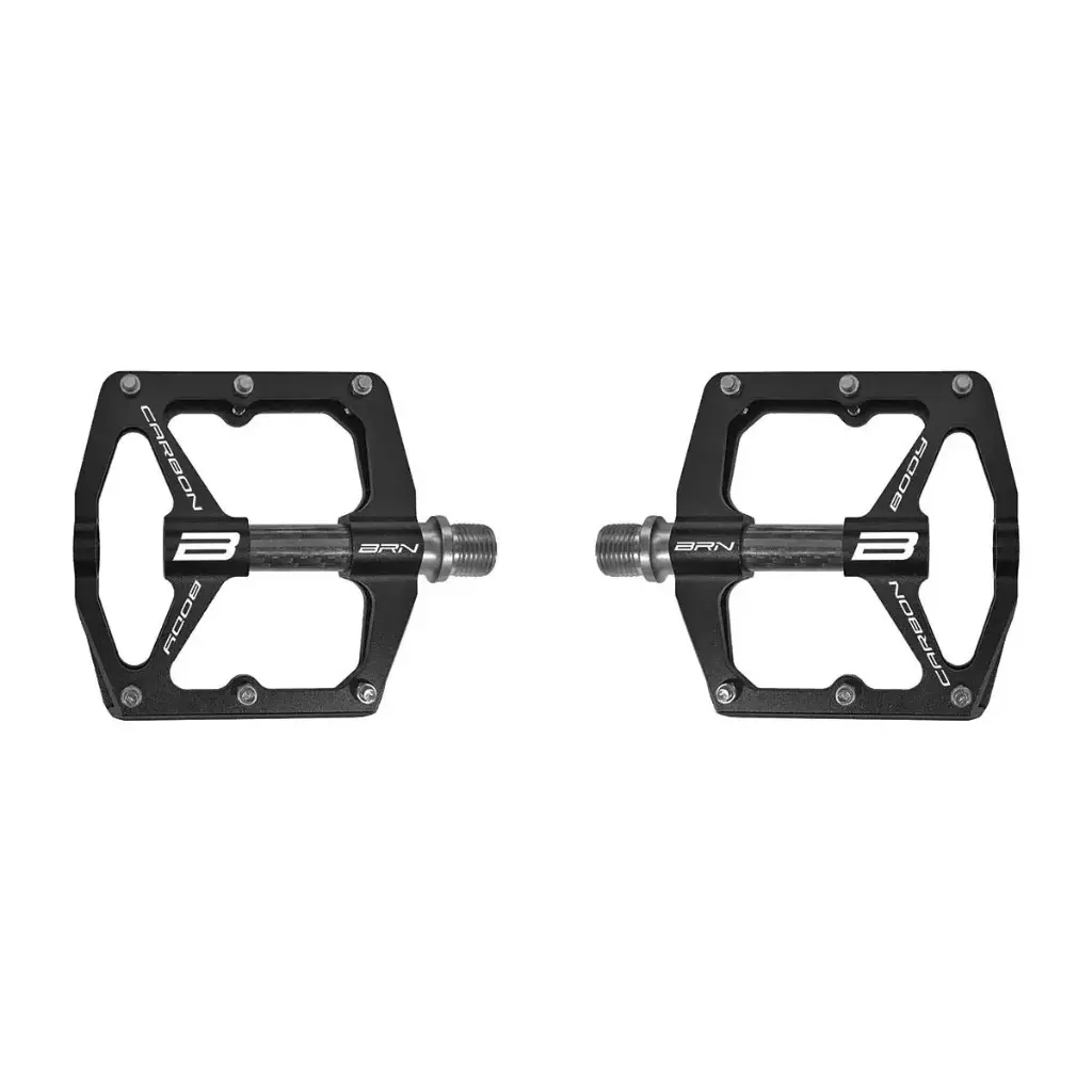 PEDALI BRN FLAT CARBON (Nero)
