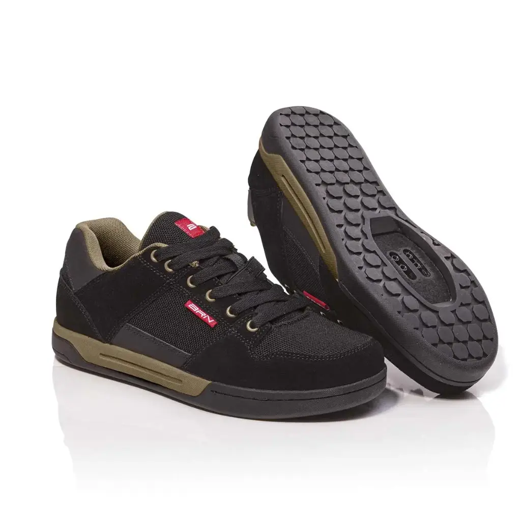 SCARPE FLAT BRN VERDE