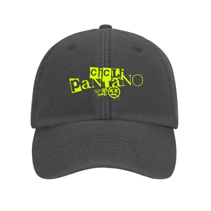 Cappellino Vintage Style Punk Yellow (Nero)
