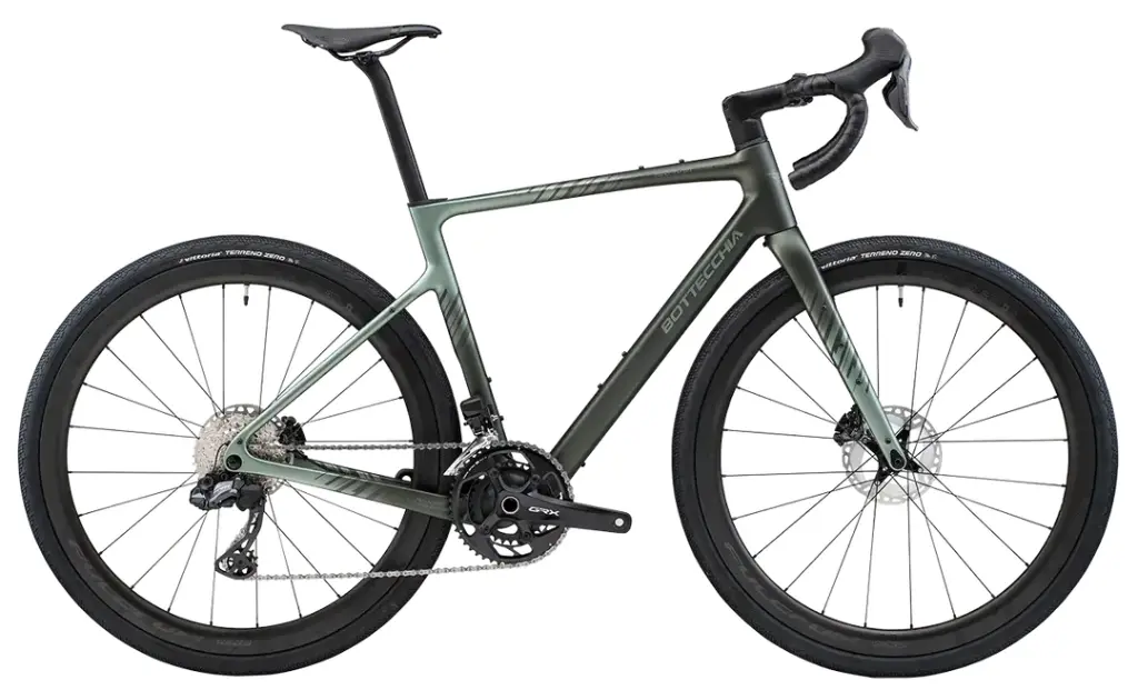 BOTTECCHIA 51YA GRAVEL OVERLAND Shimano Cues 6030 Mix 20v (45, Verde Opaco)