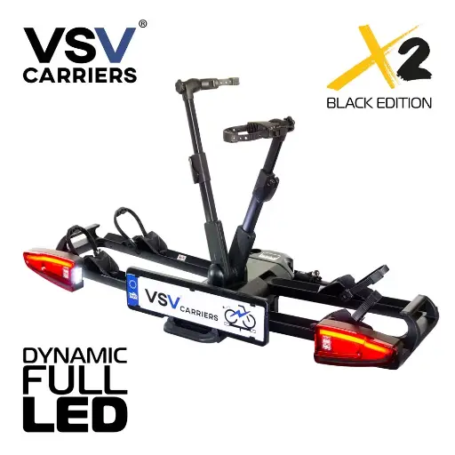PORTABICI GANCIO TRAINO - VSV X2 BLACK EDITION